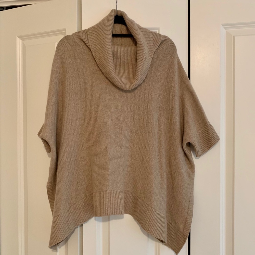Theory cashmere sweater poncho